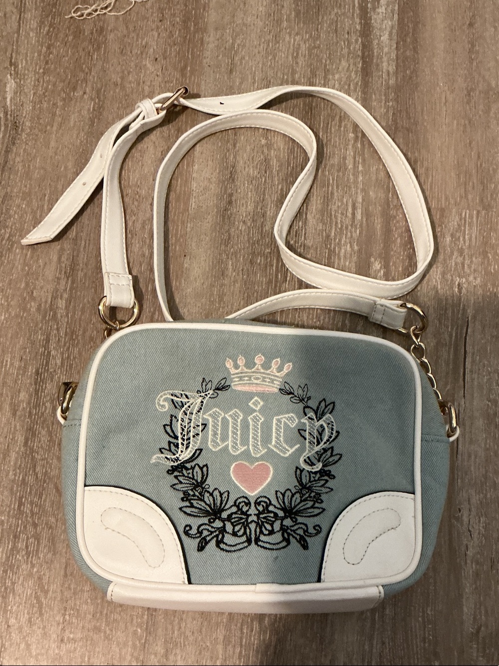 Juicy Couture Light Blue Crossbody Bag